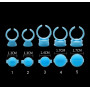 Кольцо голубое с перегородкой-1,7см (5) в Уфе